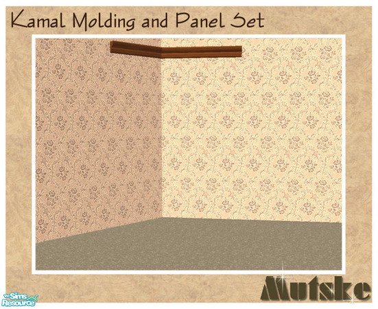 Sims 2 — Kamal Top Molding I by Mutske — These are a better version of my first Molding and Panel set. Diagonal is also