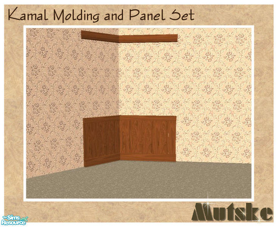Sims 2 — Kamal Panel II by Mutske — These are a better version of my first Molding and Panel set. Diagonal is also