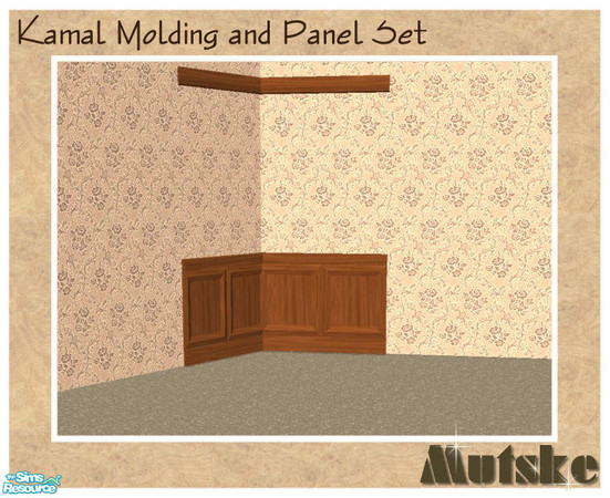 Sims 2 — Kamal Panel I by Mutske — These are a better version of my first Molding and Panel set. Diagonal is also