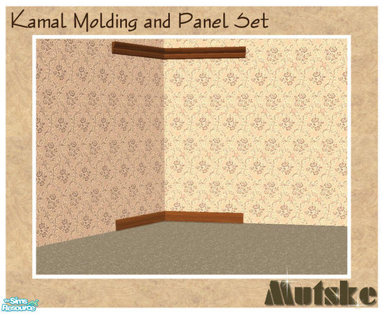 Sims 2 — Kamal Main Mesh by Mutske — These are a better version of my first Molding and Panel set. Diagonal is also