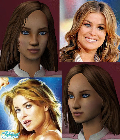 Sims 2 — Carmen Electra by McBeal — extremely sensual american actress, I never thought I'd be able to have her all for