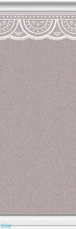 Sims 2 — Lace Walls 2 ~ Taupe - Individual Item by maylynn55 — Made by MayLynn55 - **TSRAA**