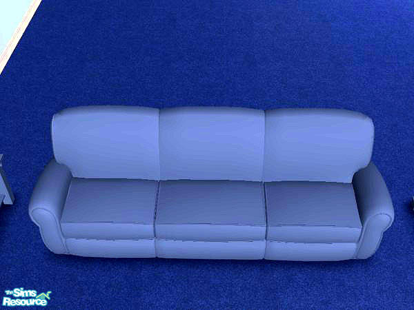 Sims 2 — Midnight Blue Livingroom - Sofa by munchkin_brat — Recolor of Club Distress Sofa. This will also recolor the