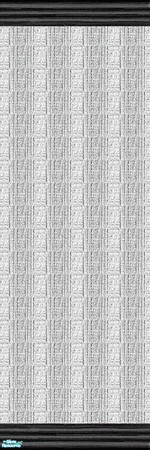 Sims 2 — Textured White with Dark Moulding by dancingaphrodite — Especially good for modern themed rooms. Although it is