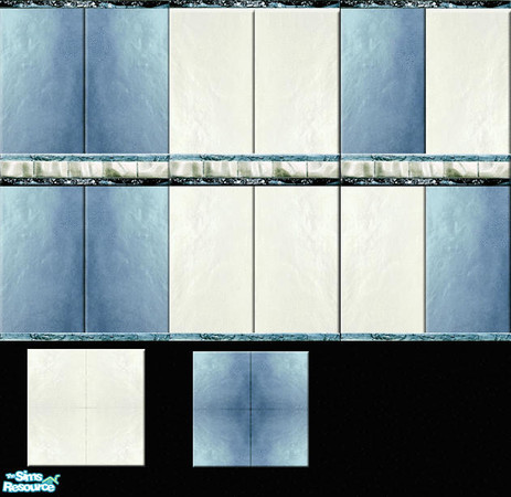 Sims 2 — Metallic Tile Collection by socgrrrl725 — Bring your Sims into the 21st century with this metallic tile