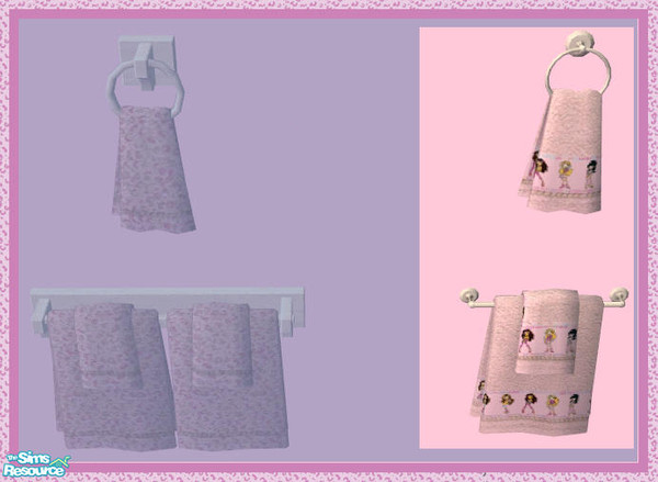 Sims 2 — SimBratz Bath Towel 2 by TKayO by TKayO — Every Sim girl's dream--"SimBratz". I originally made this