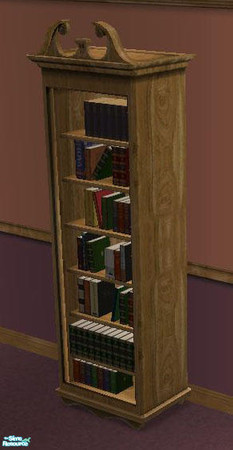 Sims 2 — Pinkish-Purplish Bedroom Set - Bookcase by Outpost_Road — Part of the Pinkish-Purplish Bedroom set.