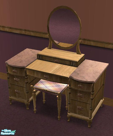 Sims 2 — Pinkish-Purplish Bedroom Set - Vanity by Outpost_Road — Part of the Pinkish-Purplish Bedroom set.