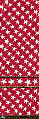 Sims 2 — Stars and Mickey Mouse - Wallpaper by Lorah — Red, blue, yellow, white, black, stars, children.