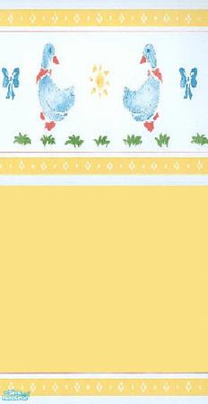 Sims 2 — Yellow Ducks by McBeal — Wonderful for dining rooms and family reunions.
