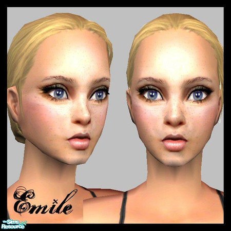 Sims 2 — Emile by Lola — This beautiful sim has been pushed into Sims 2 superstardom, Her good looks and charm is getting