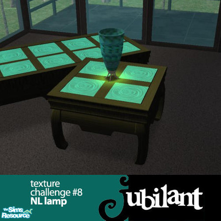 Sims 2 — Jub's Texture Challenge #8 - Lamp by Jubilant — This a lamp from Nightlife.