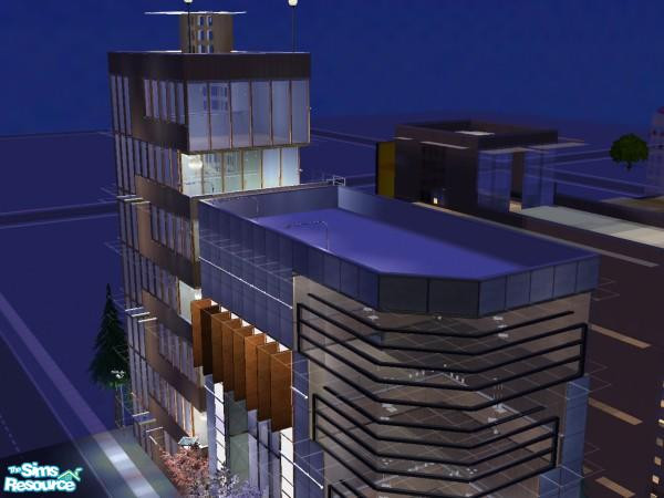 Sims 2 — Daisukei Junction by romulusremus —  The Daisukei Junction is the second building in my series of downtown,