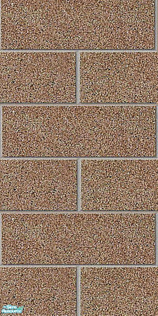 Sims 2 — Cement Block Walls 2 by iZazu — Cement Block Set includes 4 walls and 4 floors. Can be found under