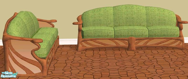 Sims 2 — NK Mahagony Green LR - Sofa Wood by MoMama — A sofa wood of mahagony with a gradient blend base for a unique and