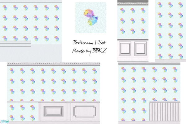 Sims 2 — Bathroom I Set by BBKZ — Enjoy it :-)