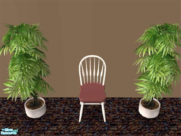 Sims 2 — Grape Vine Dining - Chair by munchkin_brat — Simple sit chair recolored in grape vine and white.