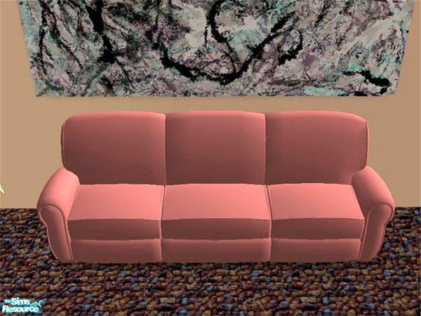 Sims 2 — Grape Vine Livingroom - Sofa by munchkin_brat — Recolor of Club Distress Sofa. This will also recolor the