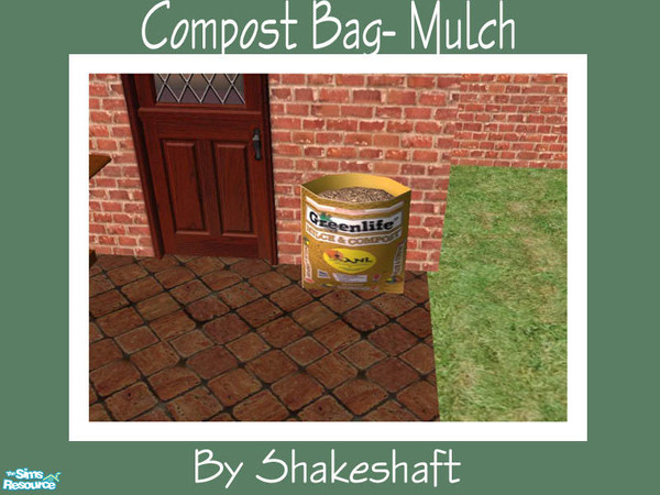 Sims 2 — Compost Bag-Mulch by Shakeshaft — Part of a set of Gardening objects for the Sim with green fingers,set includes