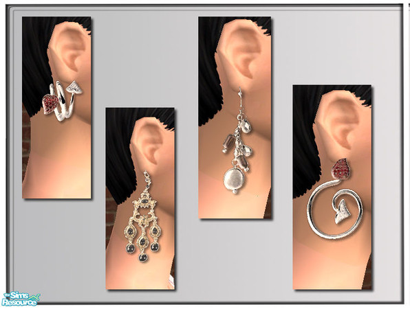 Sims 2 — Fascinating Eariing set by _cari_ — Hope you like them :)