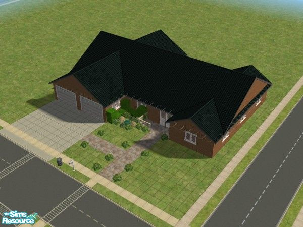 Sims 2 — 201014 by brittie — A cute little countryside home. Features: Great room, Kitchen with attached dining area, an