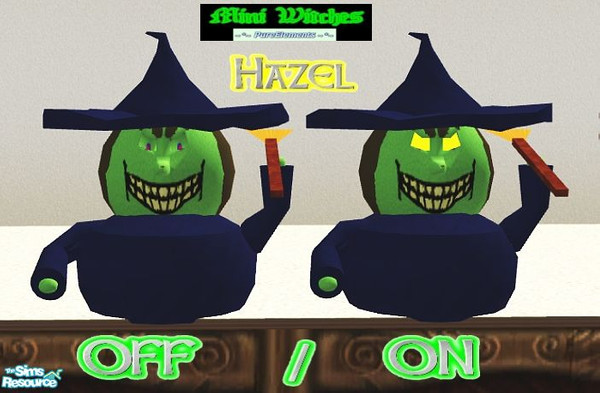 Sims 2 — Mini Witch Hazel by SaeraMaples — Introducing Hazel - this little witch will spruce up your front yard. She\'ll