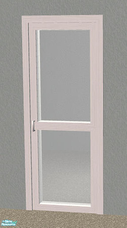 Sims 2 — Maya Build - White Door  by Bitzybus — Part of the Maya Build set in white. 