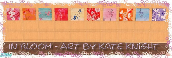 Sims 2 — In Bloom by Malitia — Add a breeze of spring to your rooms with these beautiful blossoms. All cloned from