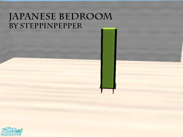 Sims 2 — Modern Japanese Bedroom - Floor Lamp by steppinpepper — Part of Modern Japanese Bedroom set