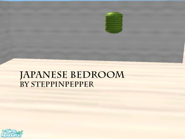 Sims 2 — Modern Japanese Bedroom - Ceiling Light by steppinpepper — Part of Modern Japanese Bedroom set