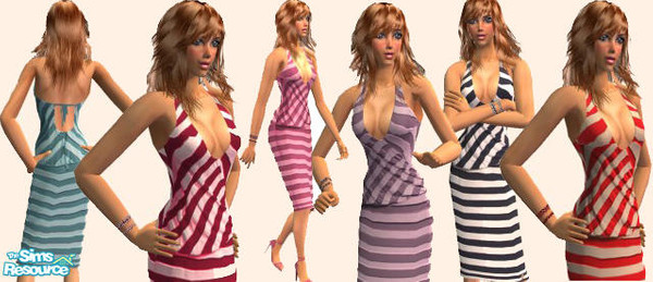Sims 2 — Marciano Dress Set by TSR Archive — Enjoy it :) You need to download the mesh from ,