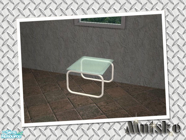 Sims 2 — Coffeetable White Frame by Mutske — Recolors of the Base Game Items, "Carmen Curtain Set" recolors,