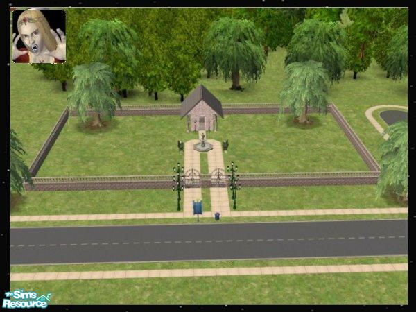Sims 2 — Another Cemetary by c_literati — If you're familiar with how I play at all, then you know I actually use these.