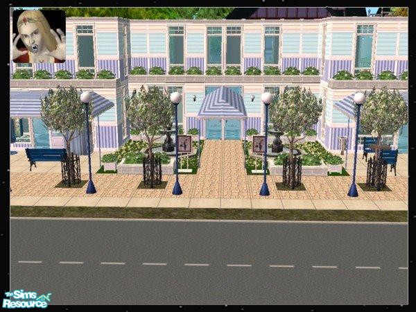 Sims 2 — Bayside Boutique by c_literati — A clothing boutique, spa, and salon all in one, with games and magazines for