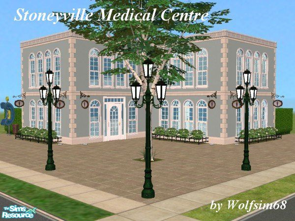 Sims 2 — Stoneyville Medical Centre by Wolfsim68 — Whether you\'re in need of major surgery or just a nip \'n\' tuck, we