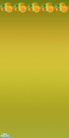 Sims 2 — Lemon and Lime Kitchen - Wall 2 by steppinpepper — Part of Lemon and Lime Kitchen Set.