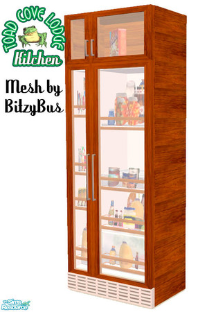Sims 2 — Toad Cove Lodge Kitchen Refrigerator by dancingaphrodite — The perfection in refrigeration! The gentle glow from