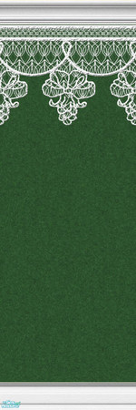 Sims 2 — Lace Walls in Jade - Individual Item by maylynn55 — Made by maylynn55 - Please feel free to use any of my walls