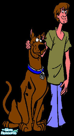 Sims 2 — Scooby! by McBeal — man, my whole generation (and my parents' too) grew up with these two buds! I love them more
