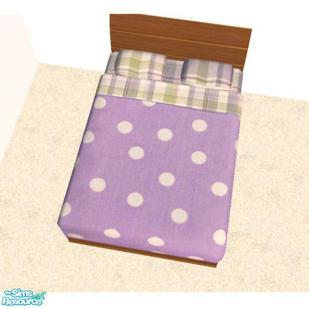 Sims 2 — Kids Bedding Collection #2 - purpleplaid by agaliha5 — 