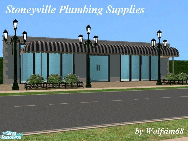 Sims 2 — Stoneyville Plumbing Supplies by Wolfsim68 — Whether it\'s a dripping tap or you\'re renovating your entire