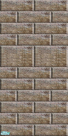 Sims 2 — Bricks The Walls - 5a by Lorah — Matches; The Floors in blue, pink, brown, green, etc.