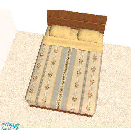 Sims 2 — Adult Bedding Collection - floralstripes by agaliha5 — 