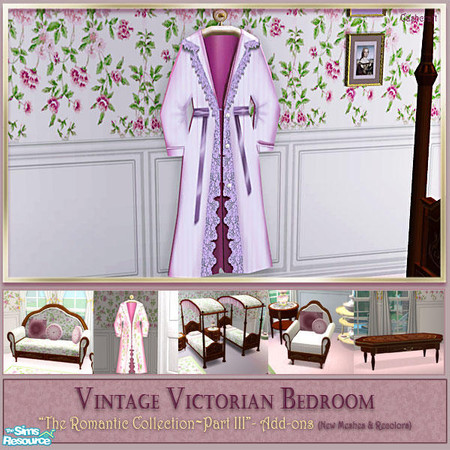Sims 2 — Victorian Bedroom Add-ons - Robe Recol by Cashcraft — Vintage Victorian Bedroom Part III, "Add-ons"