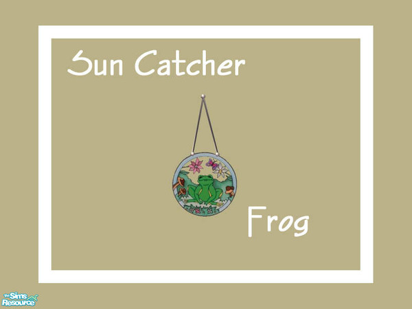 Sims 2 — Sun Catchers Frog by Shakeshaft — Part of a set of six new Sun Catchers to hang in your windows, set consists of