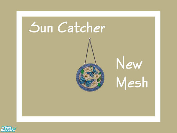 Sims 2 — Sun Catcher - New Mesh by Shakeshaft — Part of a set of six new Sun Catchers to hang in your windows, set