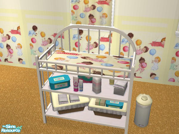 Sims 2 — Happy Birth-day Nursery - Changing Table by TSR Archive — Changine table for your boy or girl baby simmies
