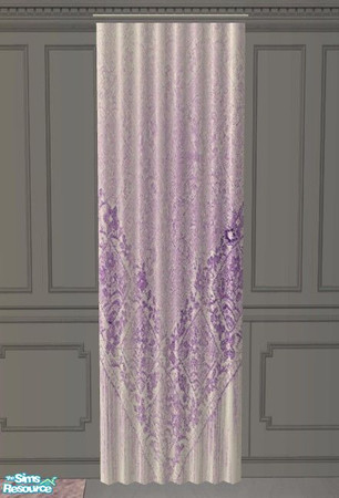 Sims 2 — Purple Arizona - Curtain by Riverwillows — Arizona Set done in purples, by Riverwillows.