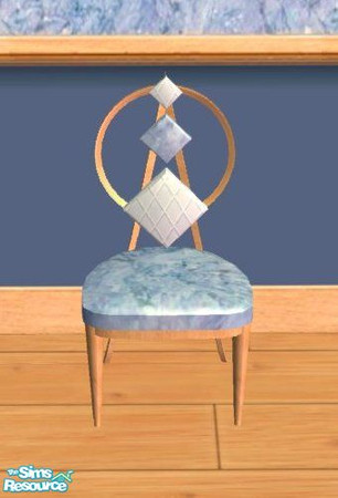 Sims 2 — D2DDM Diamond back chair Blue by D2Diamond — 10 fun designs to complete your kitchen!