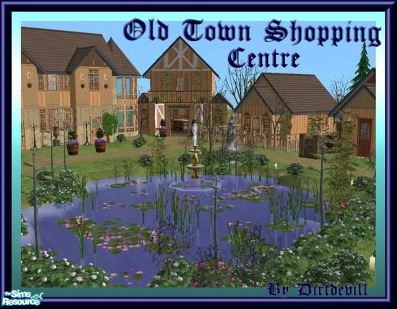 Sims 2 — Old Town Shopping by Dirtdevill — Do you like shopping? Grab a taxi and go to the Old Town Shop and have the day